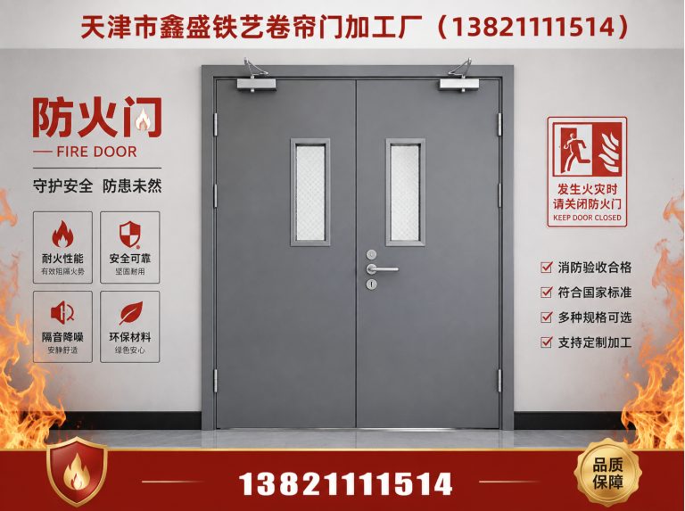 南开区电动卷帘门展示图